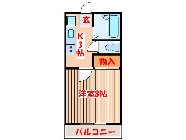 ハイツゆめ２１の物件間取画像